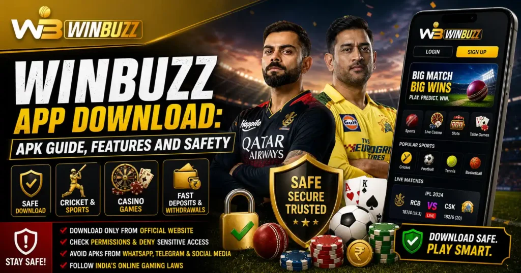 Winbuzz App Download APK Guide, Features and Safety